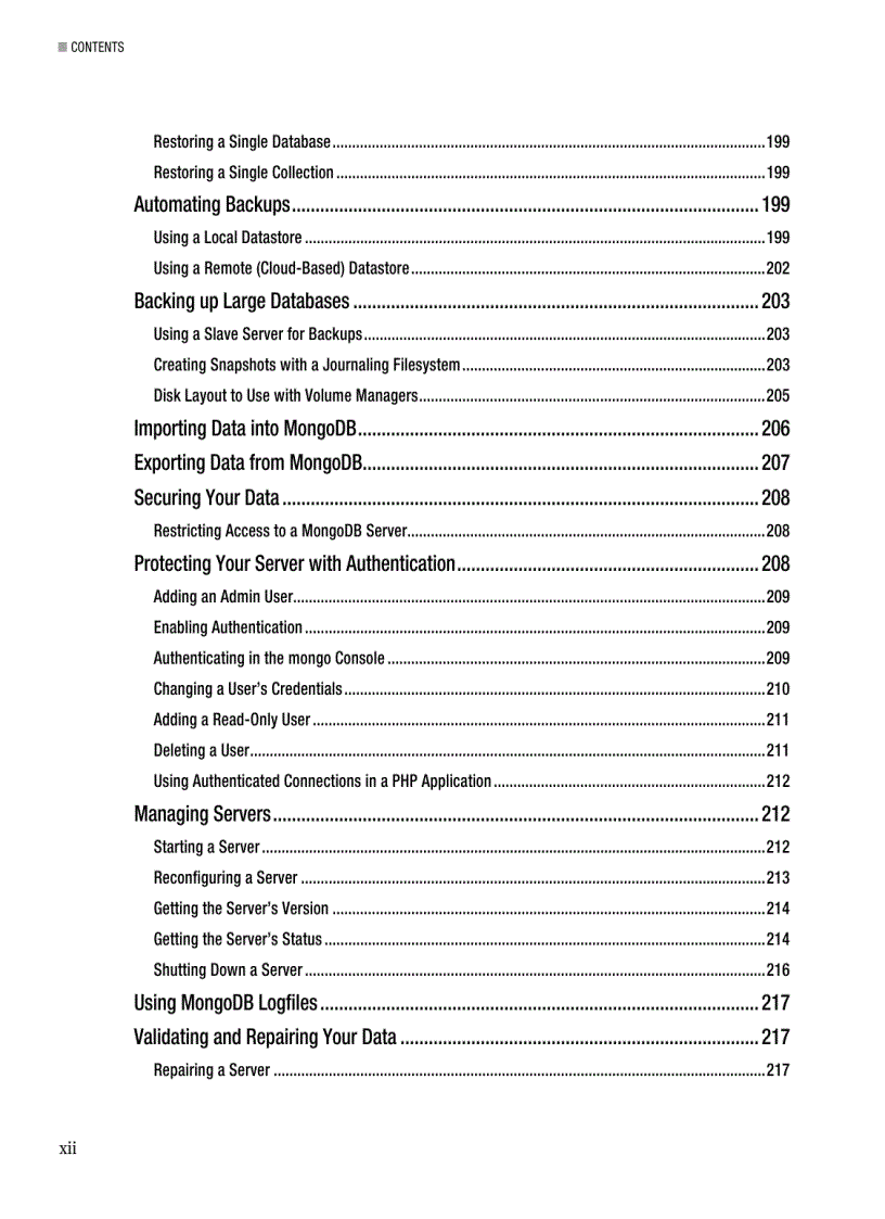 image for page The Definitive Guide to MongoDB The NoSQL Database for Cloud and Desktop Computing