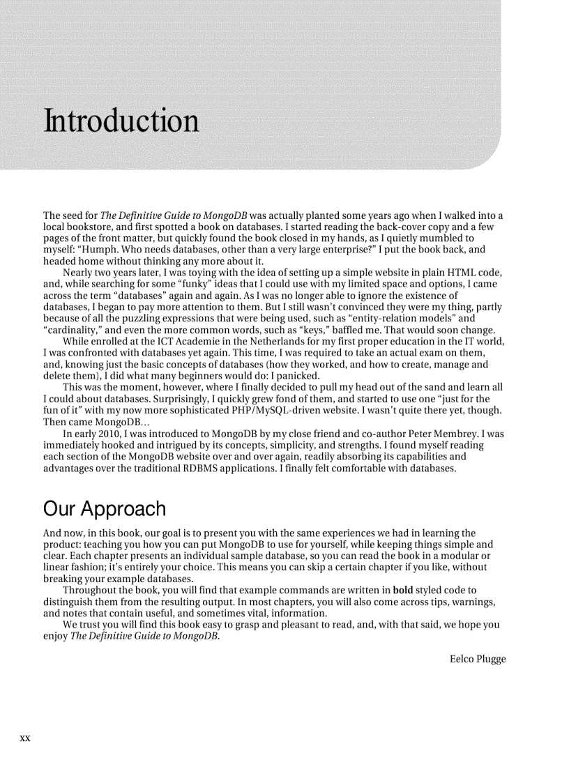 image for page The Definitive Guide to MongoDB The NoSQL Database for Cloud and Desktop Computing