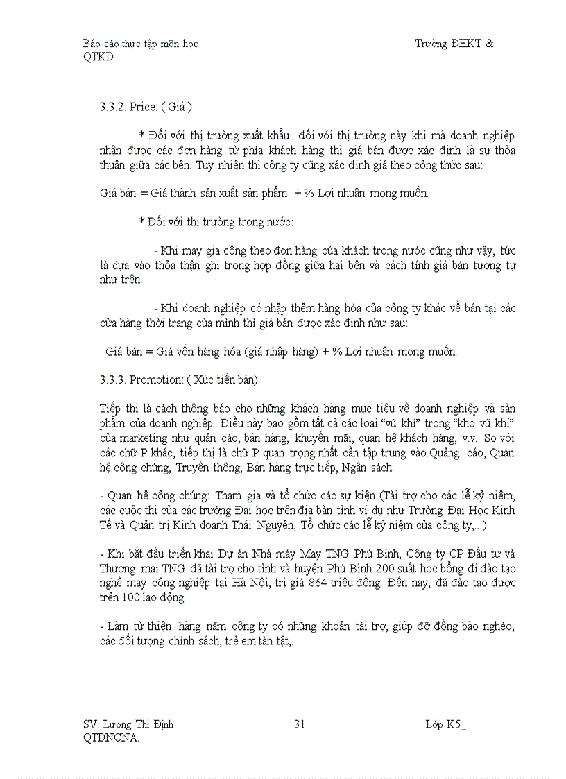 image for page Báo cáo thực tập môn học tại Công ty cổ phần đầu tư và thương mại TNG Khoa QTKD Trường ĐH kinh tế và quản trị kinh doanh thái nguyên TUEBA