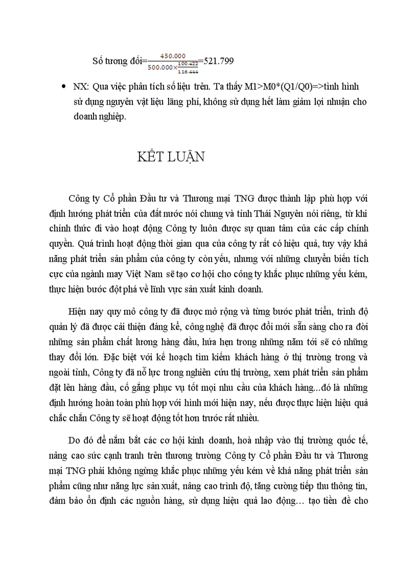 image for page Phân tích Các yếu tố sản xuất Của Công ty cổ phần đầu tư và thương mại TNG tình hình sử dụng lao động sử dụng tài sản cố định sử dụng nguyên vật liệu của doanh nghiệp