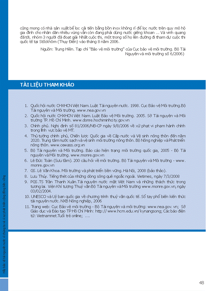 image for page Hãy bảo vệ tài nguyên nước vì chúng ta và vì sự phát triển cộng đồng bền vững