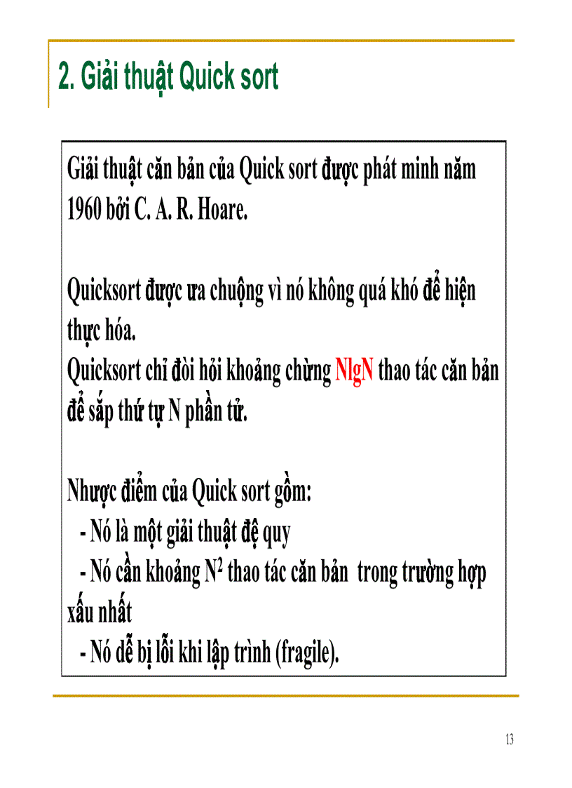 image for page Độ phức tạp của một số giải thuật thứ tự và tìm kiếm