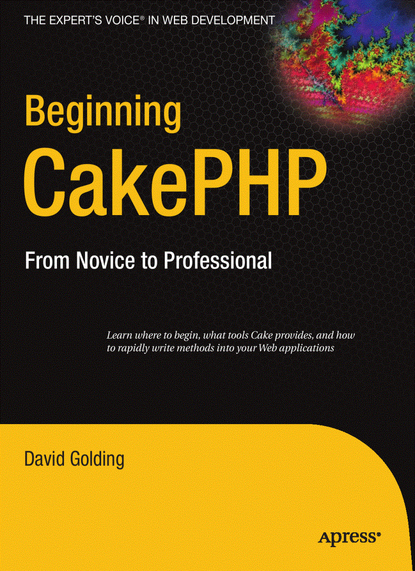 image for page Beginning CakePHP From Novice to Professional