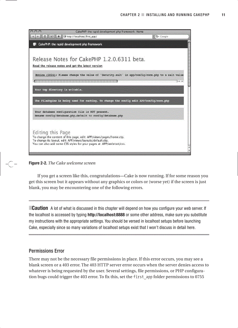 image for page Beginning CakePHP From Novice to Professional