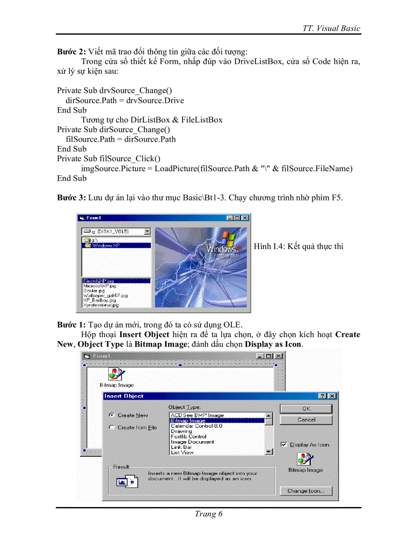 image for page Bài tập Visual Basic THIẾT KẾ BIỂU MẪU DÙNG CÁC ĐIỀU KHIỂN