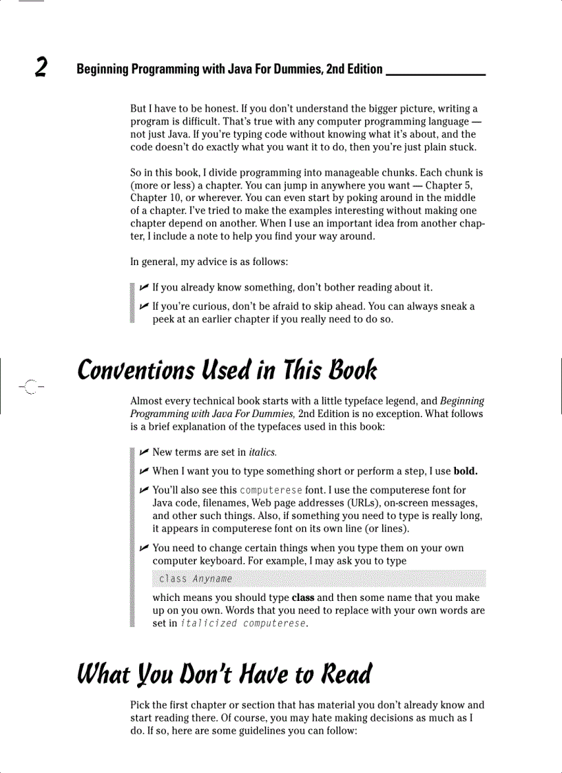image for page Beginning Programming with Java For Dummies