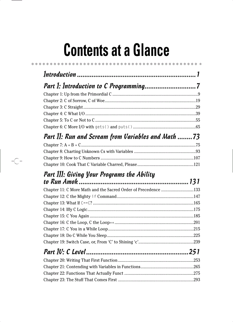 image for page C for Dummies