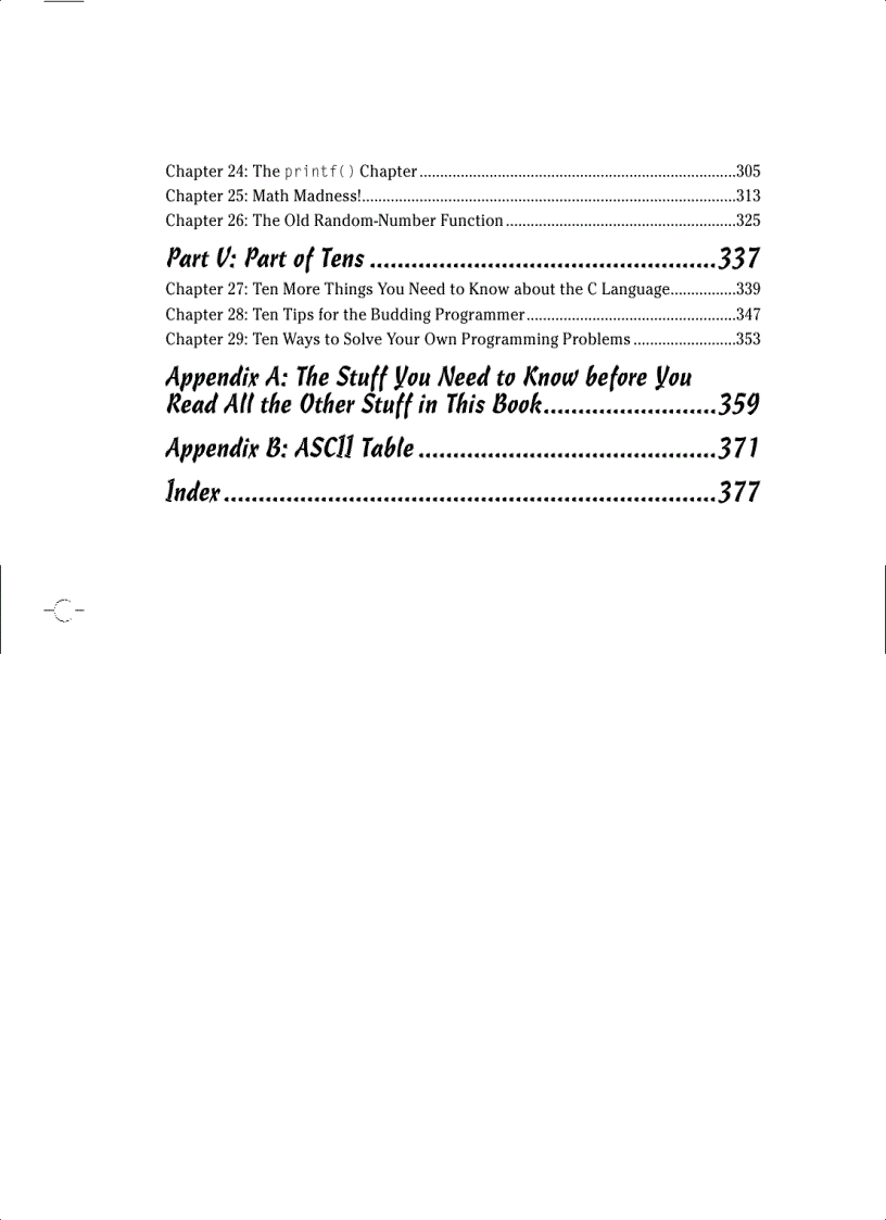 image for page C for Dummies