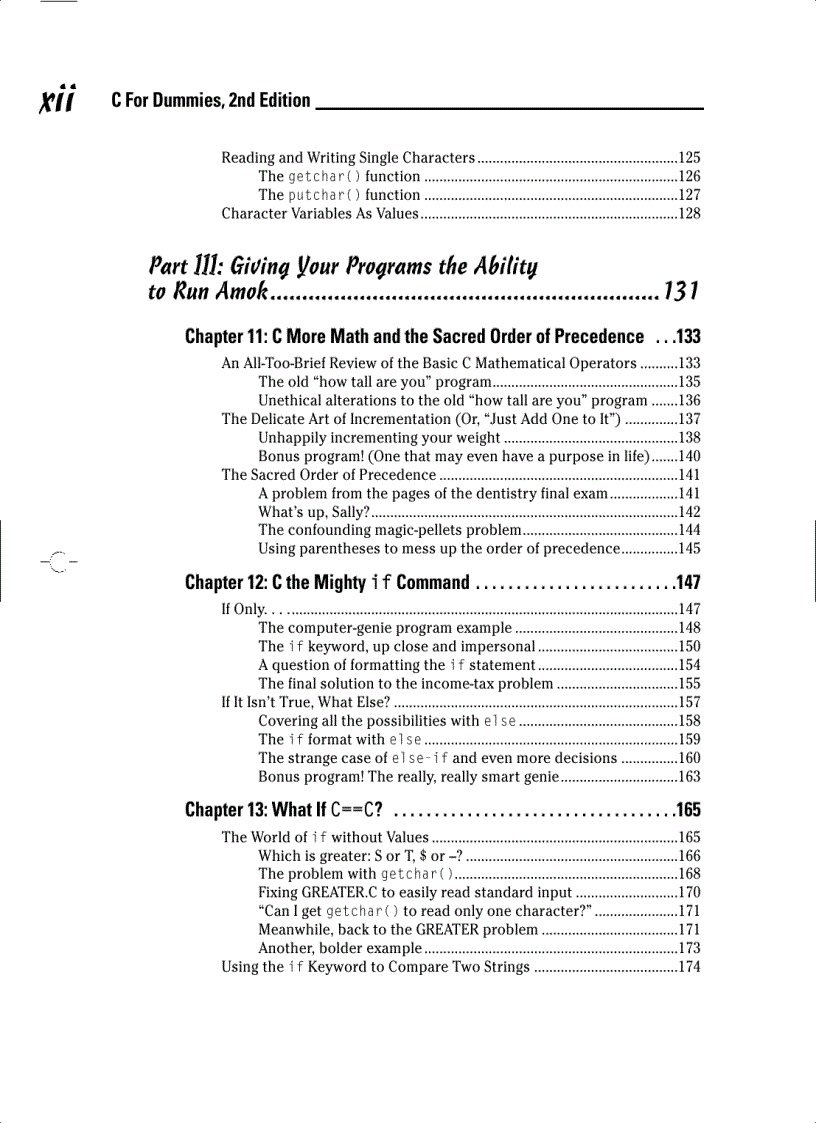 image for page C for Dummies