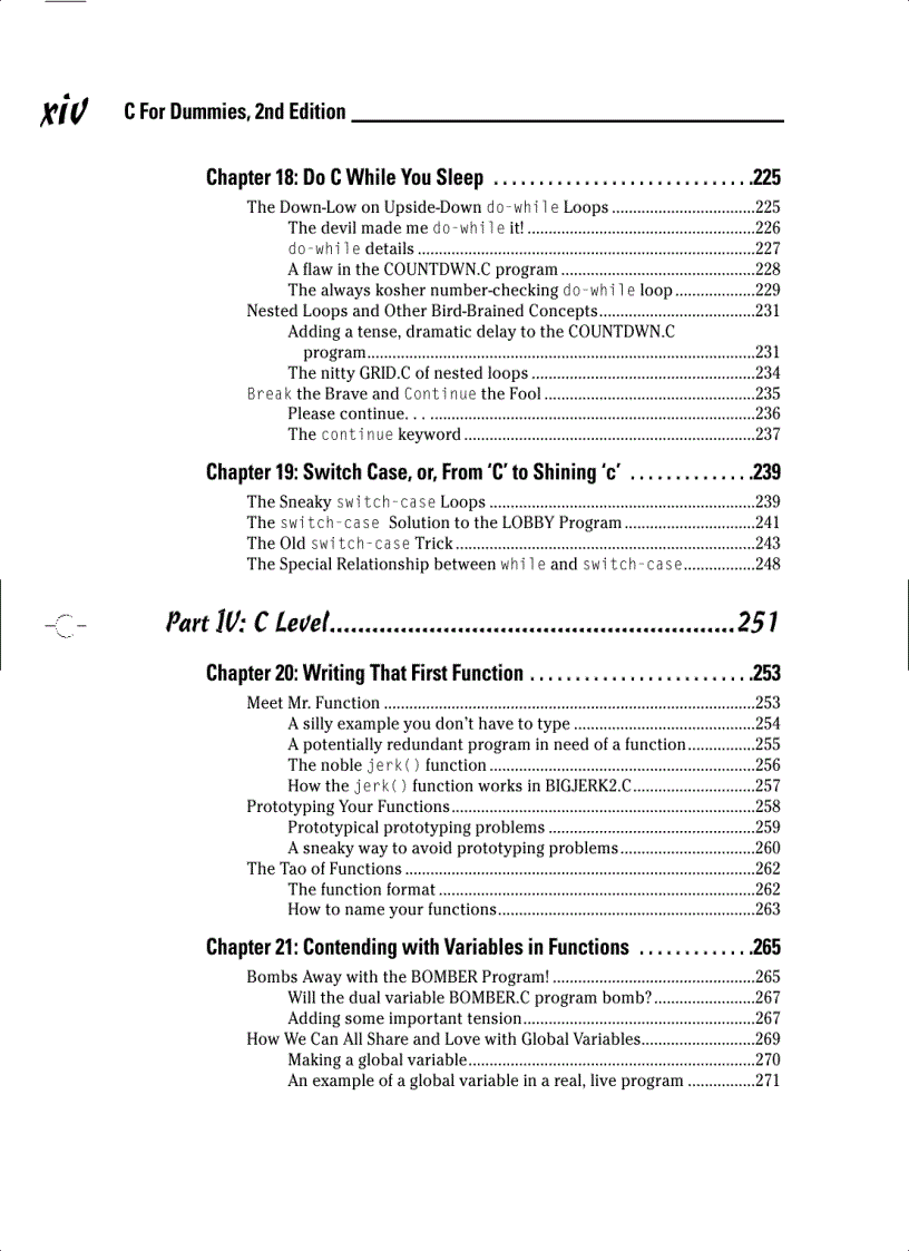 image for page C for Dummies