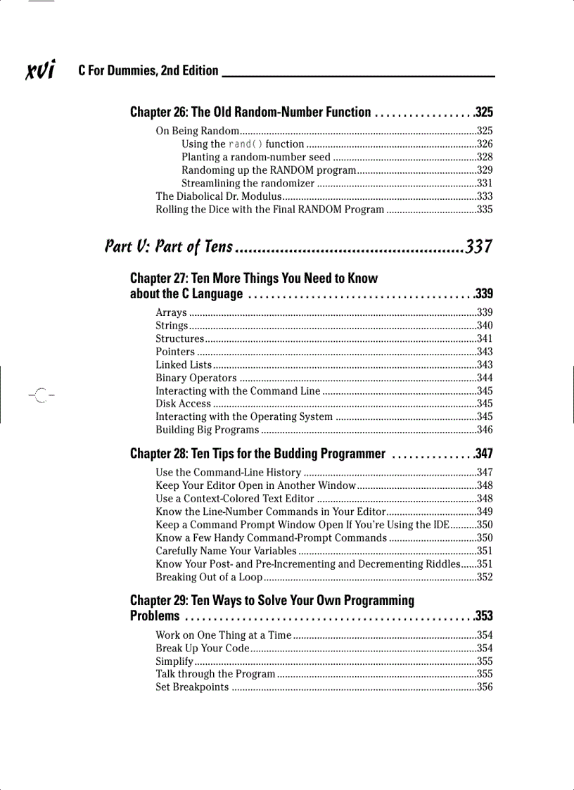 image for page C for Dummies