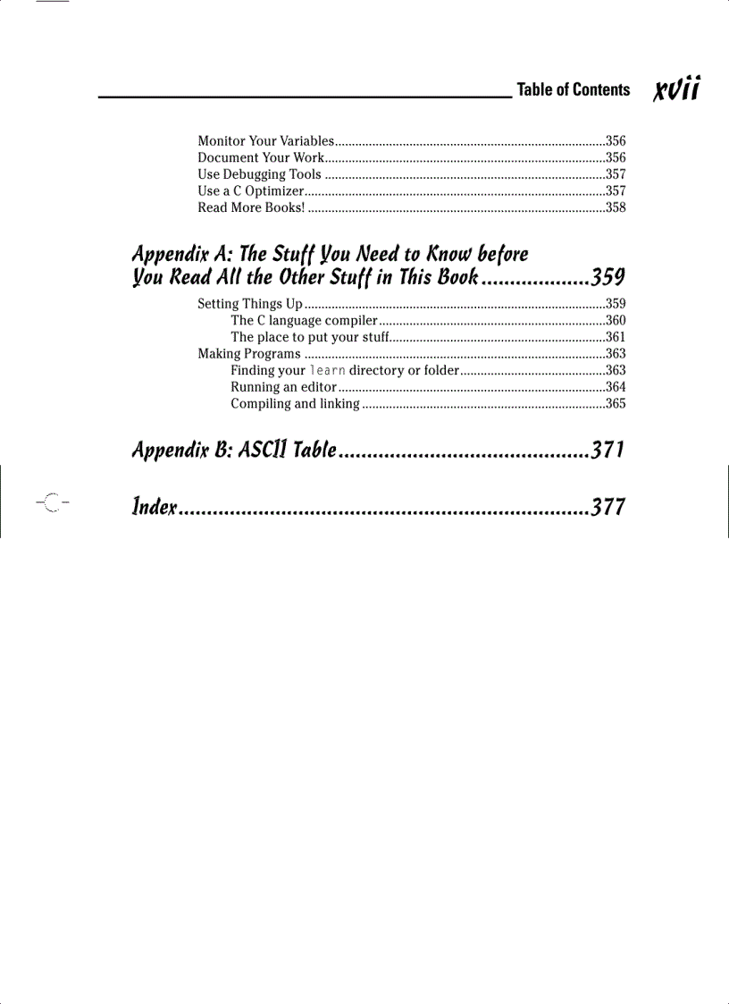 image for page C for Dummies