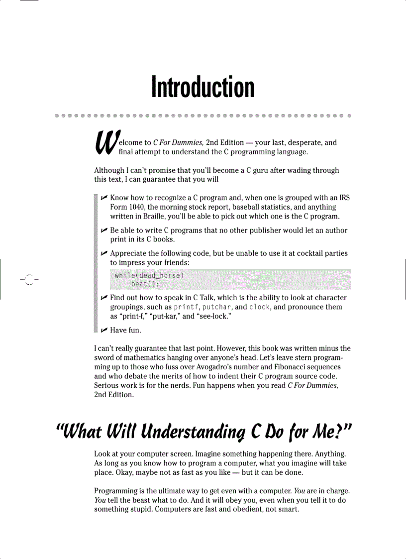 image for page C for Dummies