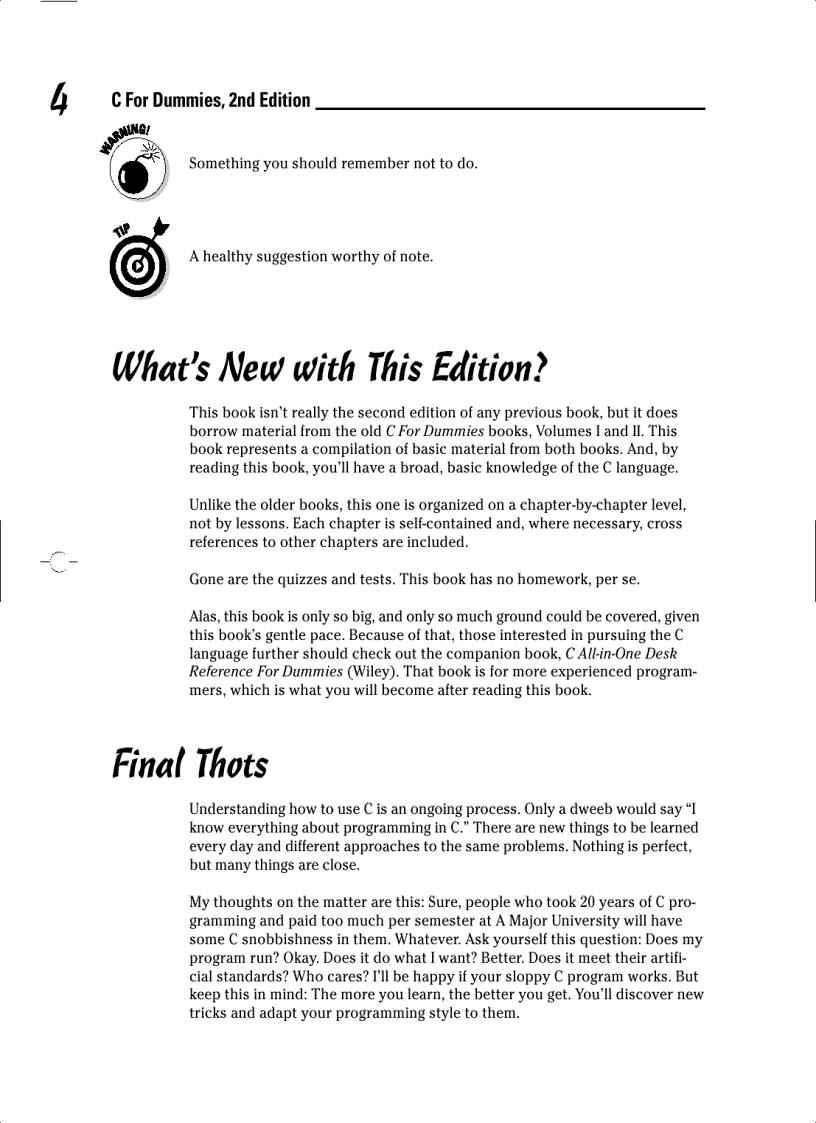 image for page C for Dummies