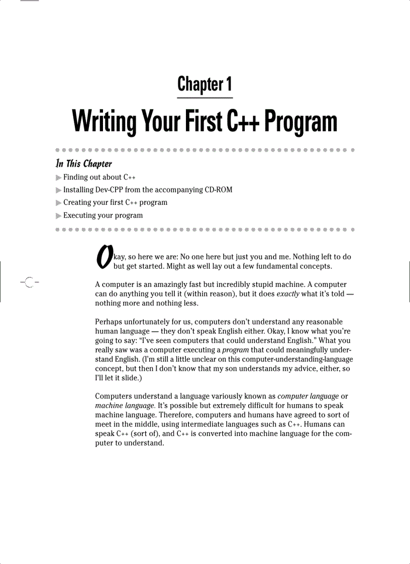 image for page C for Dummies 1