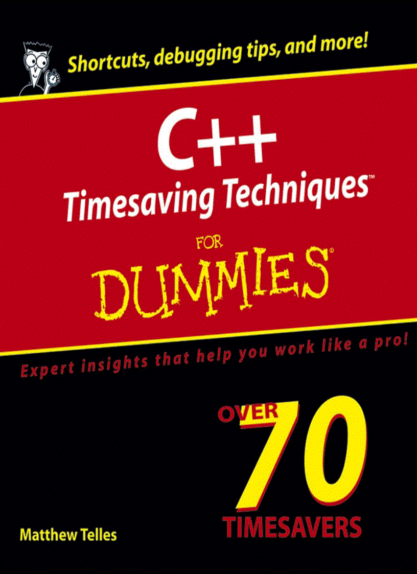 image for page C Timesaving Techniques for Dummies