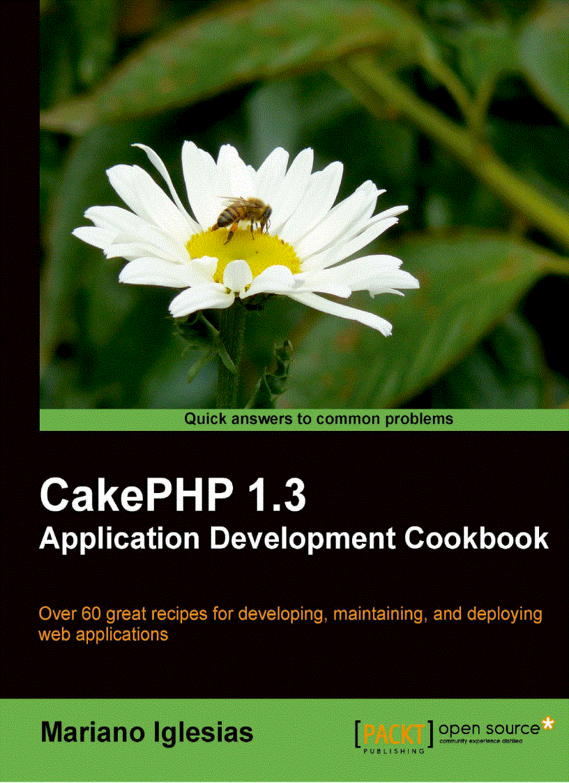 image for page CakePHP 1 3 Application Development Cookbook
