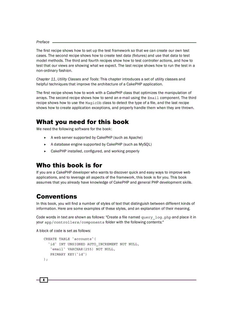 image for page CakePHP 1 3 Application Development Cookbook
