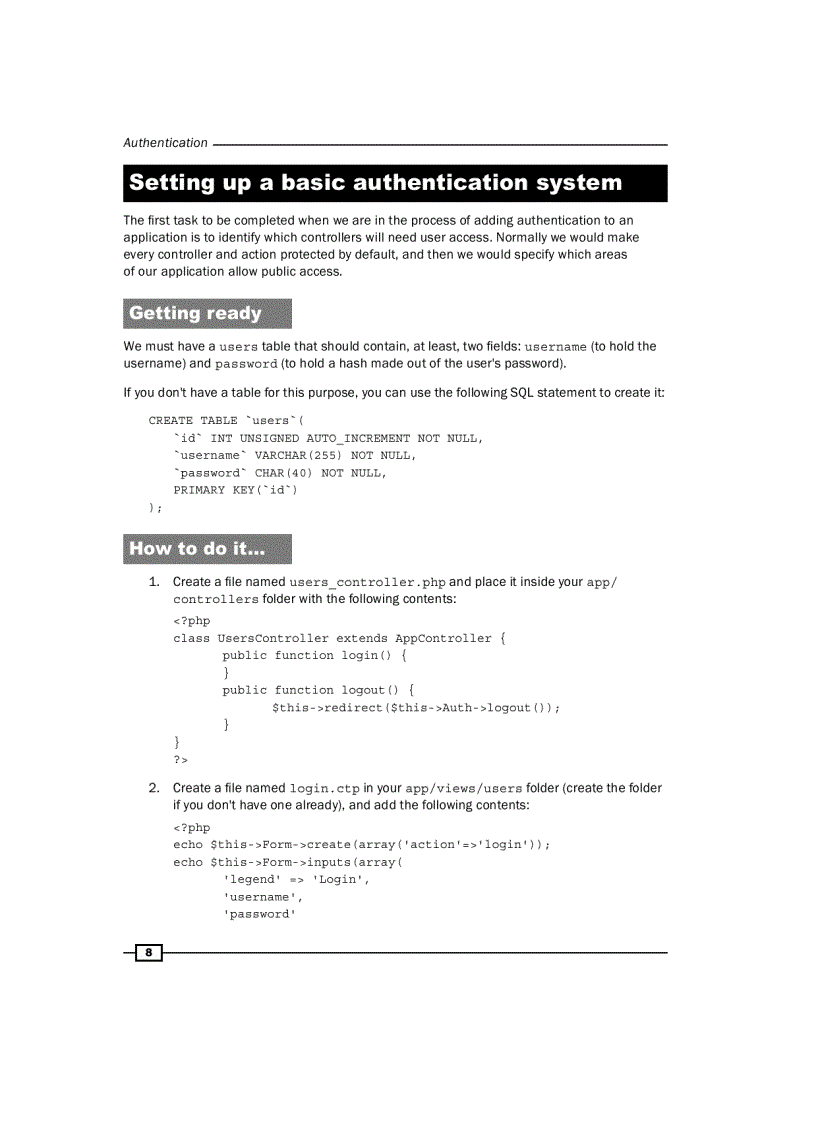 image for page CakePHP 1 3 Application Development Cookbook