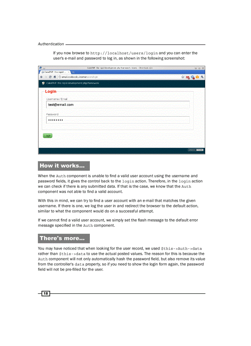 image for page CakePHP 1 3 Application Development Cookbook