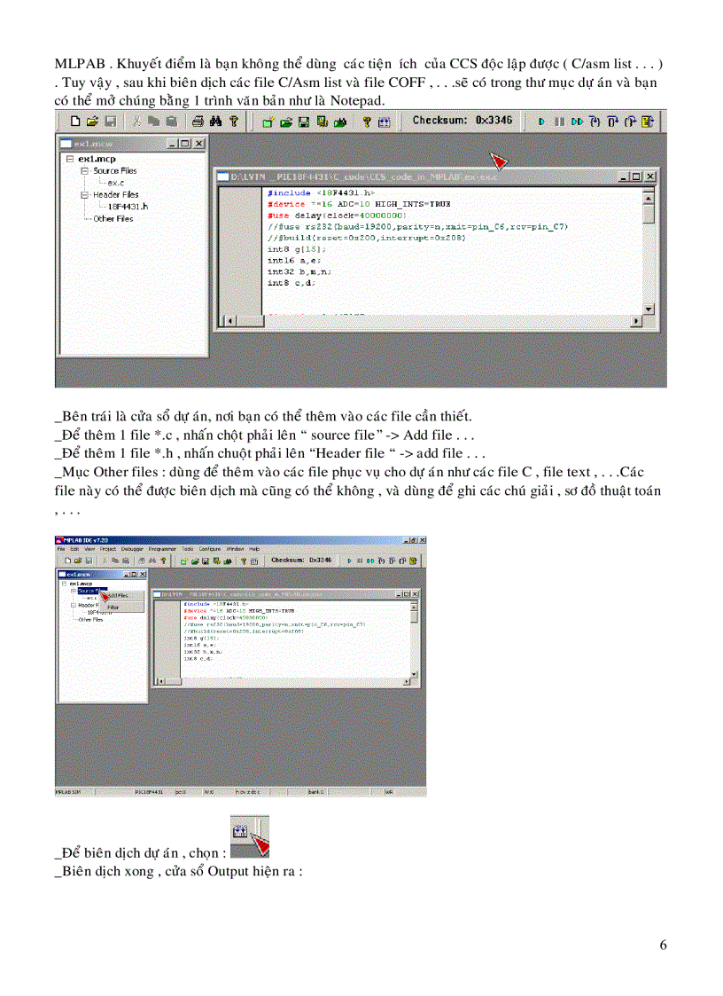 Hướng dẫn lập trình C cho PIC sử dụng phần mềm CCS các phiên bản