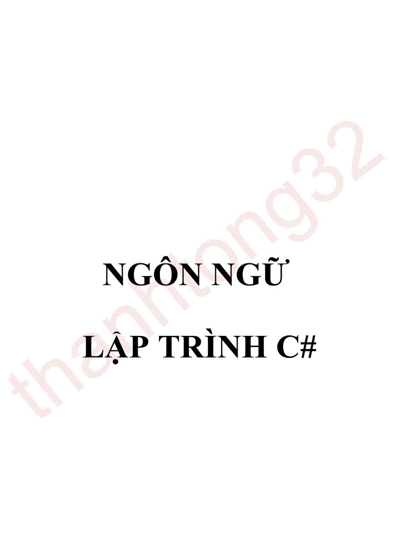 image for page Ngôn ngữ lập trình c