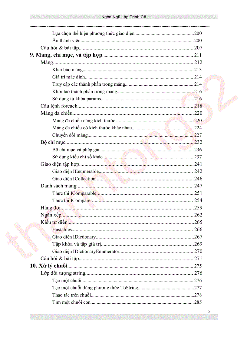 image for page Ngôn ngữ lập trình c