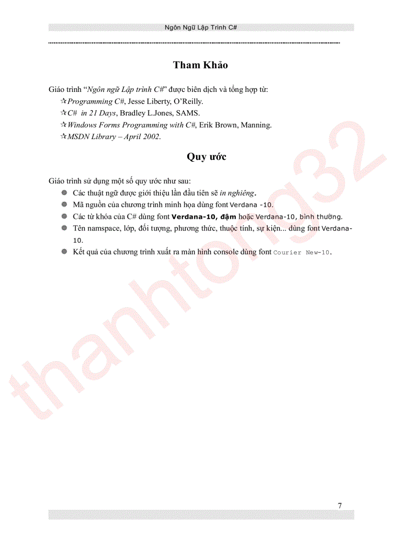 image for page Ngôn ngữ lập trình c