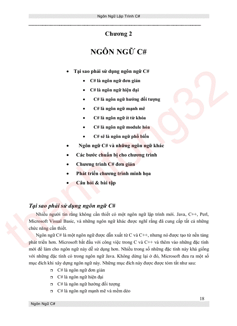 image for page Ngôn ngữ lập trình c