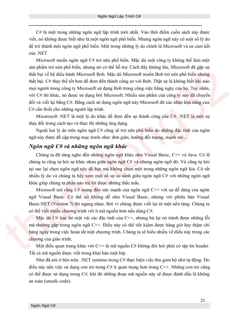 image for page Ngôn ngữ lập trình c