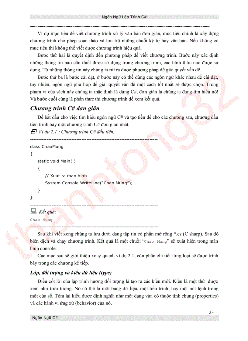 image for page Ngôn ngữ lập trình c