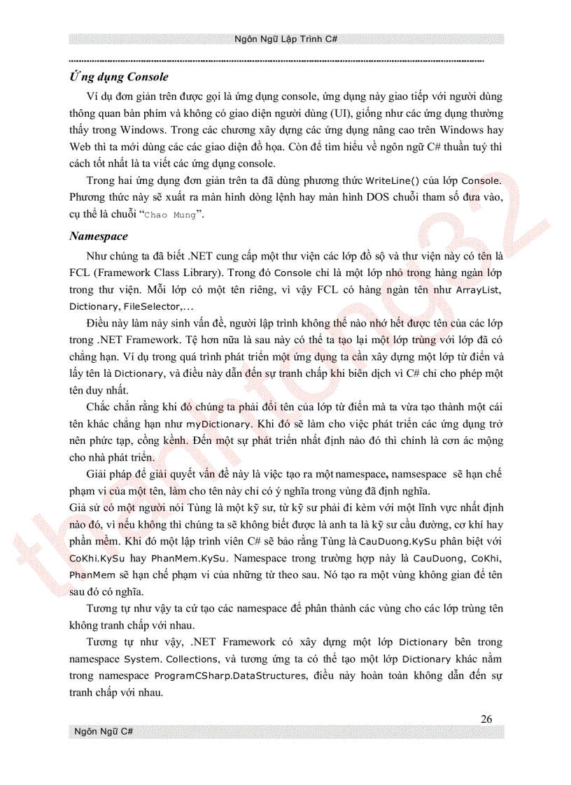 image for page Ngôn ngữ lập trình c