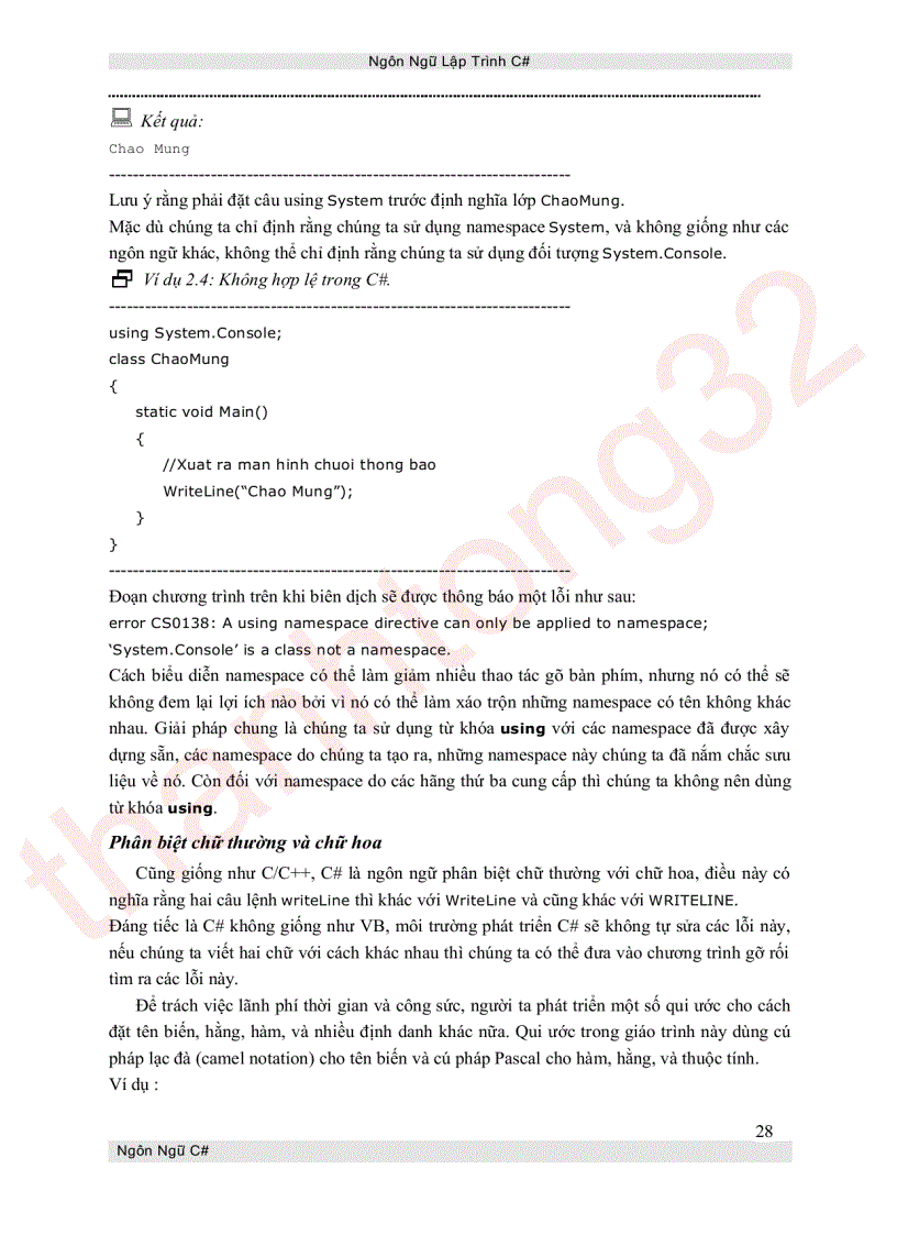 image for page Ngôn ngữ lập trình c