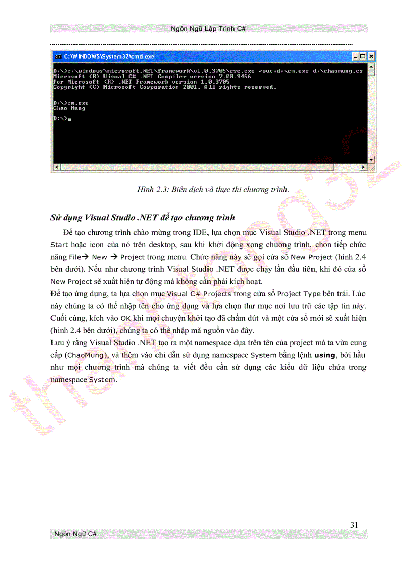 image for page Ngôn ngữ lập trình c