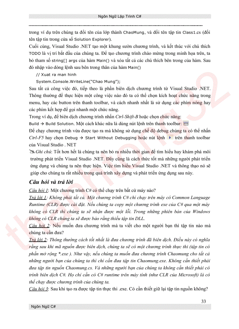 image for page Ngôn ngữ lập trình c