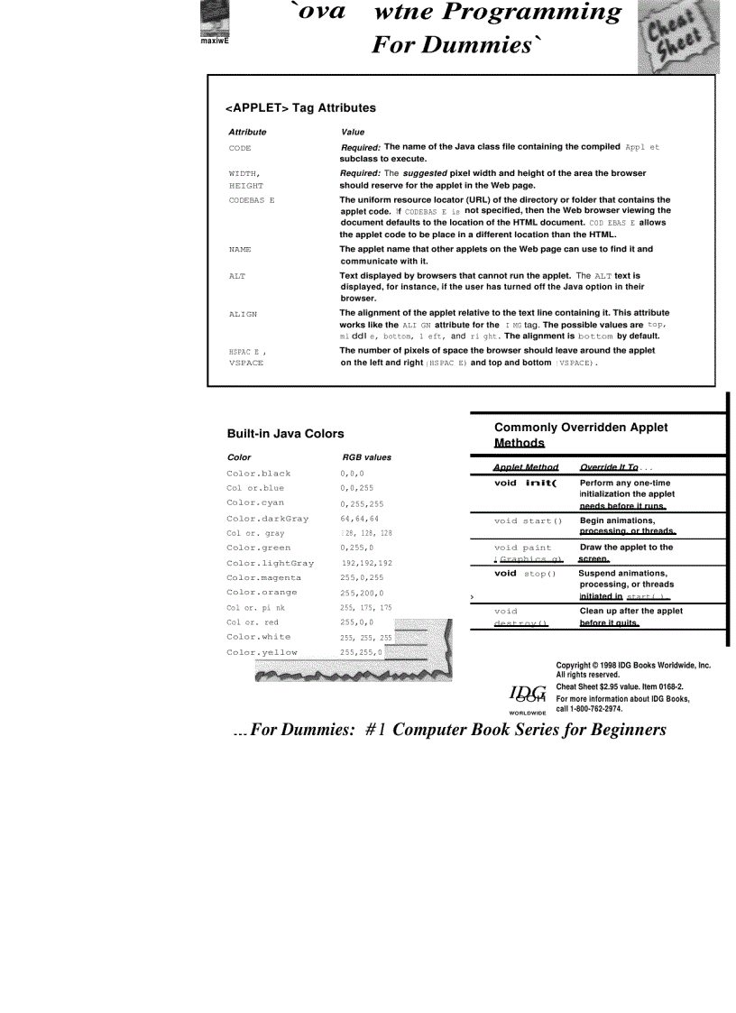 image for page Java Game Programming For Dummies