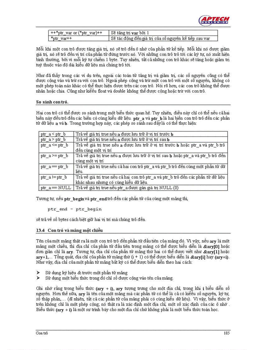 image for page Con trỏ trong C