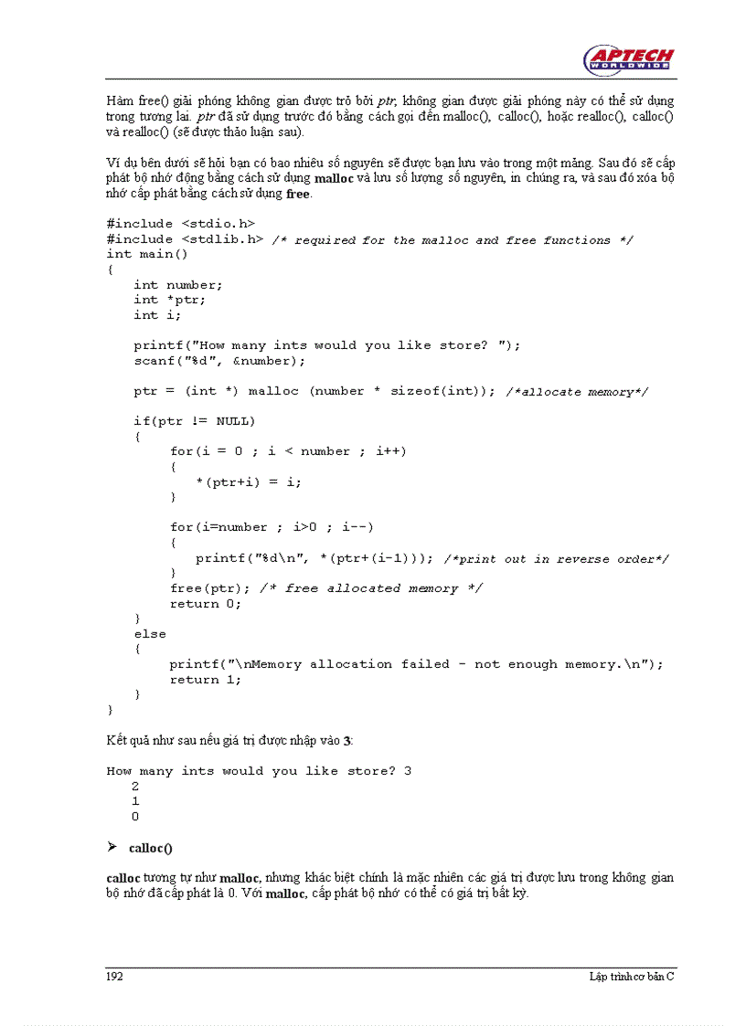 image for page Con trỏ trong C