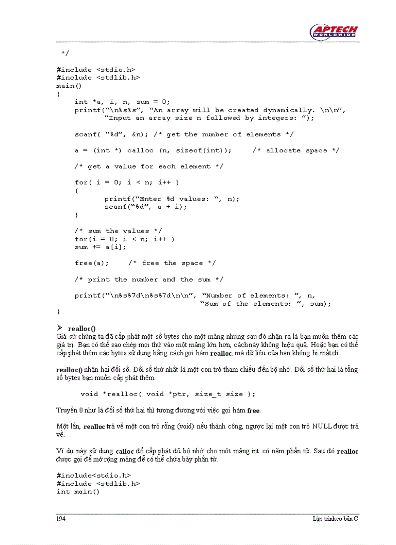 image for page Con trỏ trong C