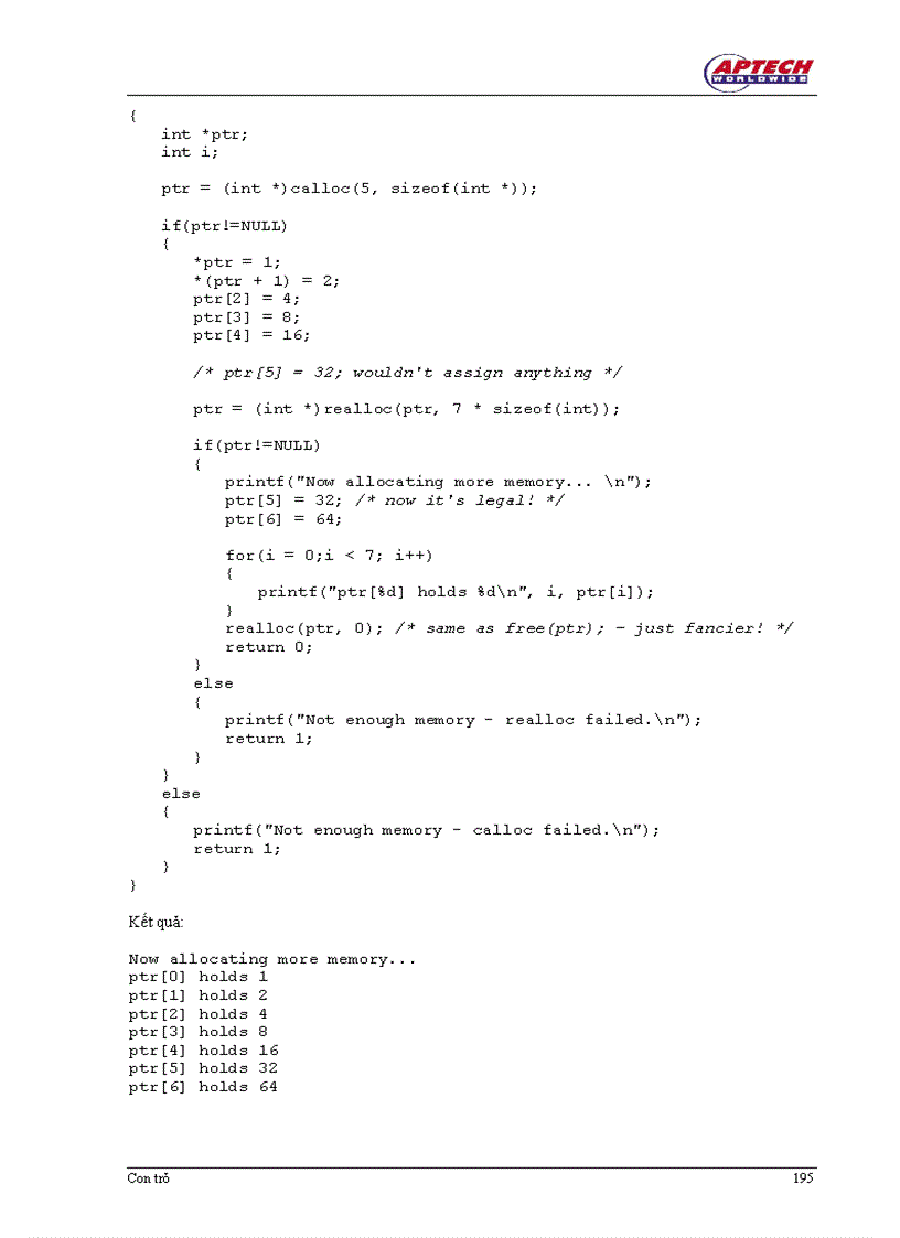 image for page Con trỏ trong C