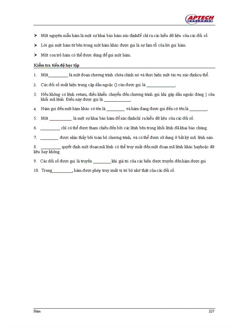 image for page Hàm trong C