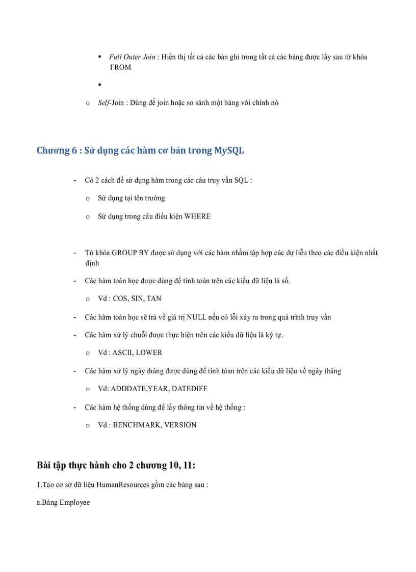 image for page Bài tập MySQL