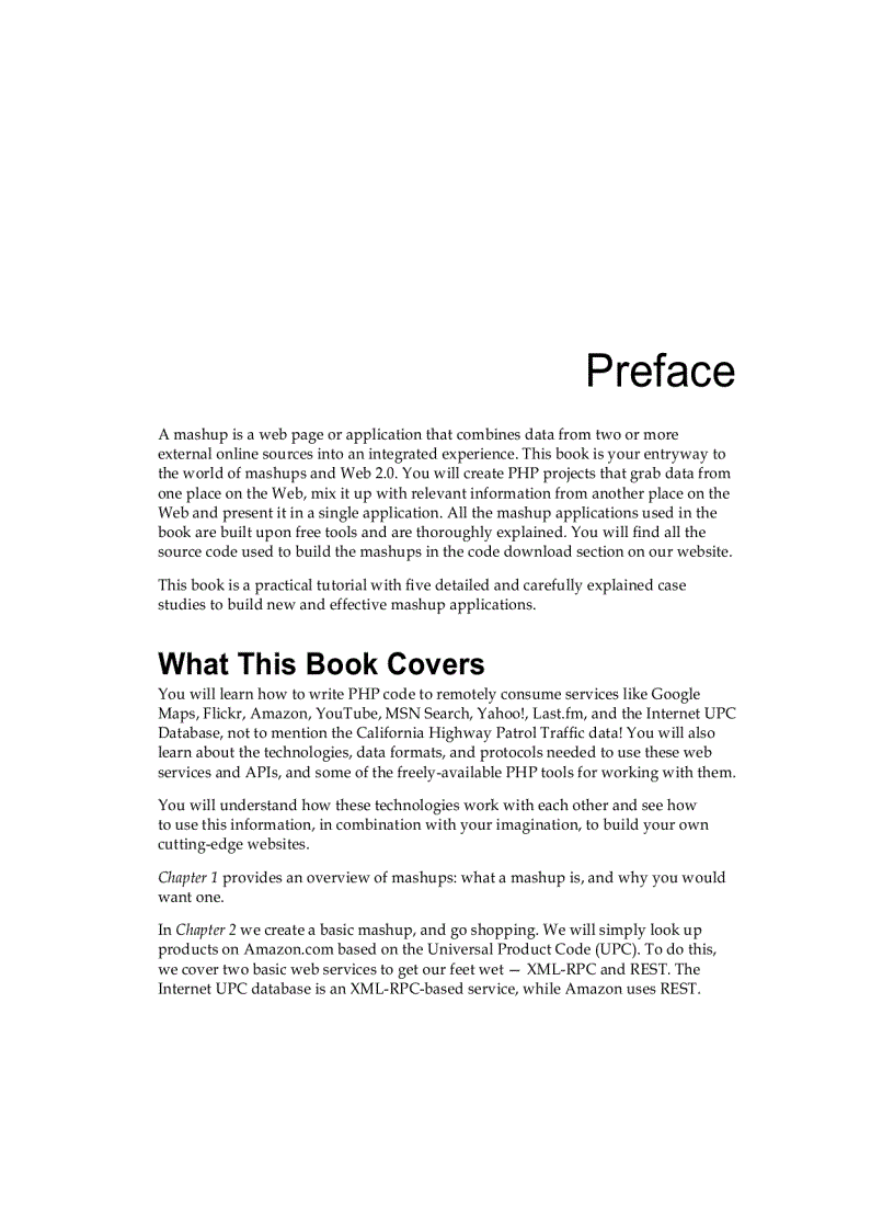 image for page PHP Web 2 0 Mashup Projects