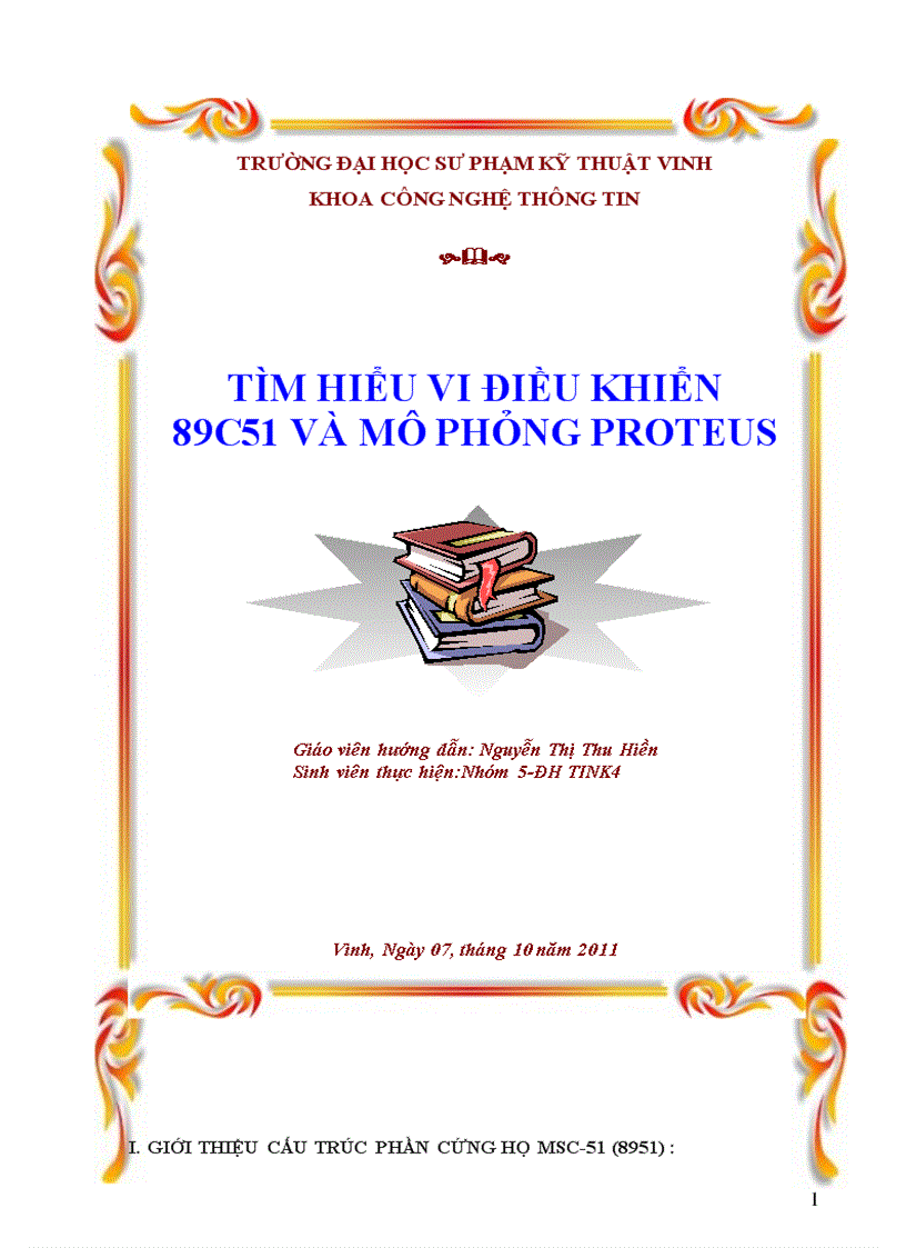 image for page Tìm hiểu vi điều khiển 89c51 và mô phỏng proteus