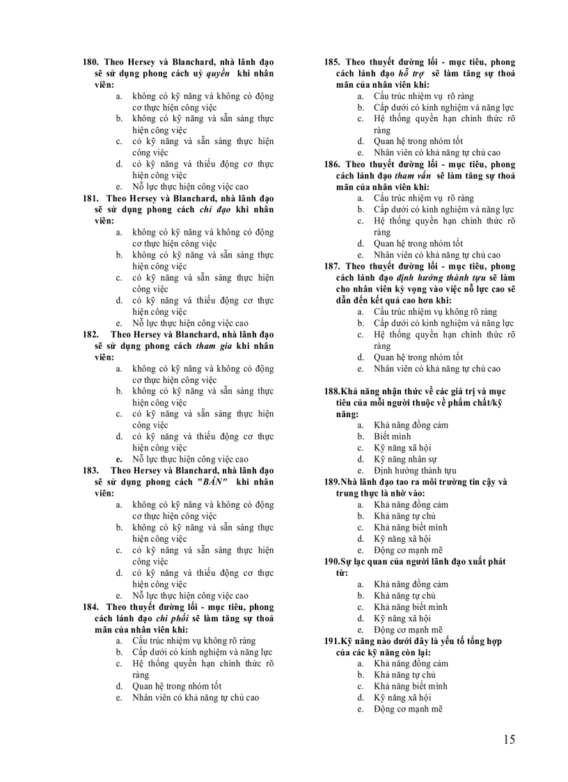 image for page Trắc nghiệm quản trị học đại cương