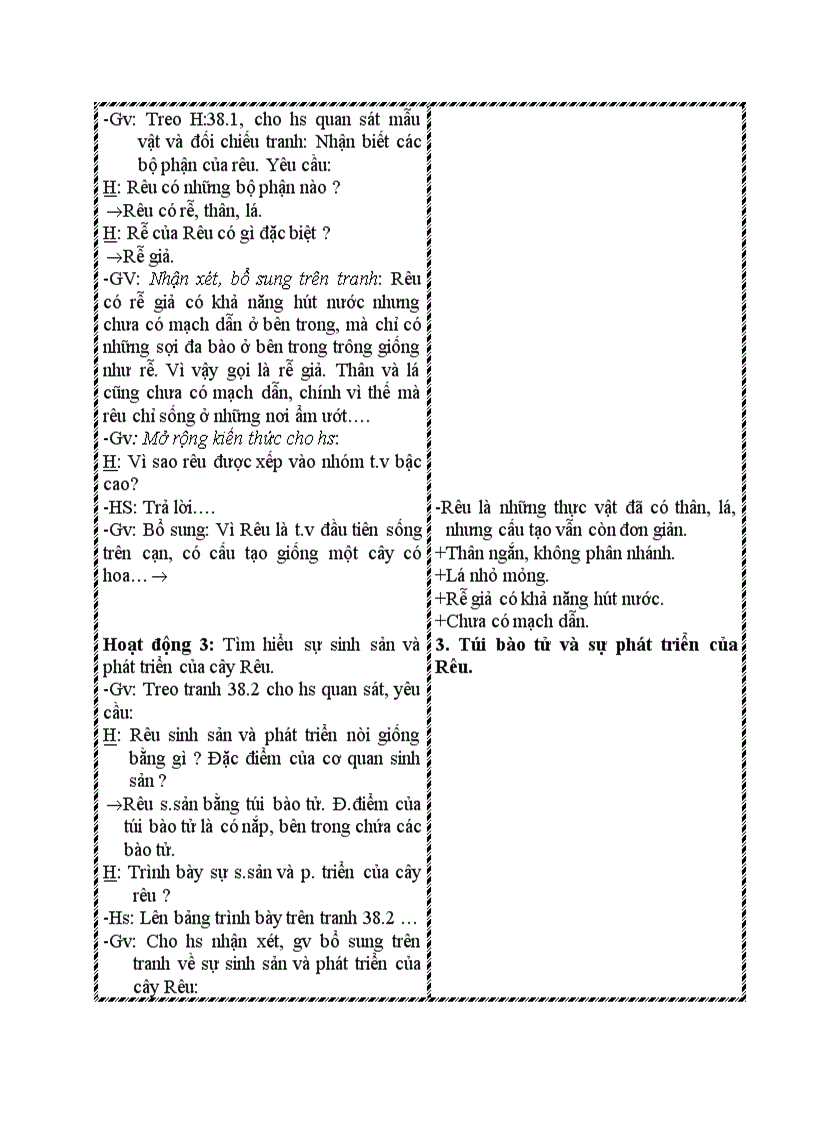 image for page Sinh học RÊU CÂY RÊU