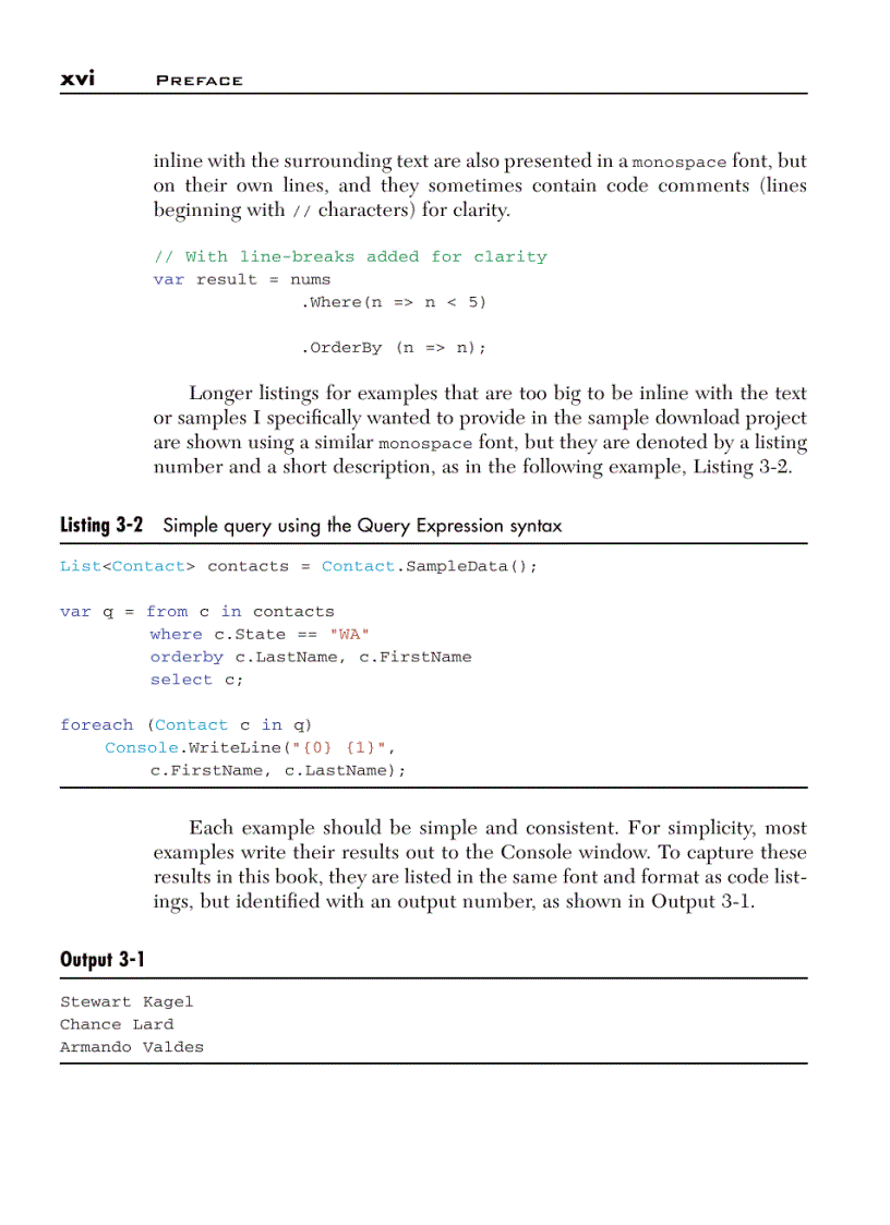 image for page Addison Wesley LINQ to Objects Using CSharp 4 0