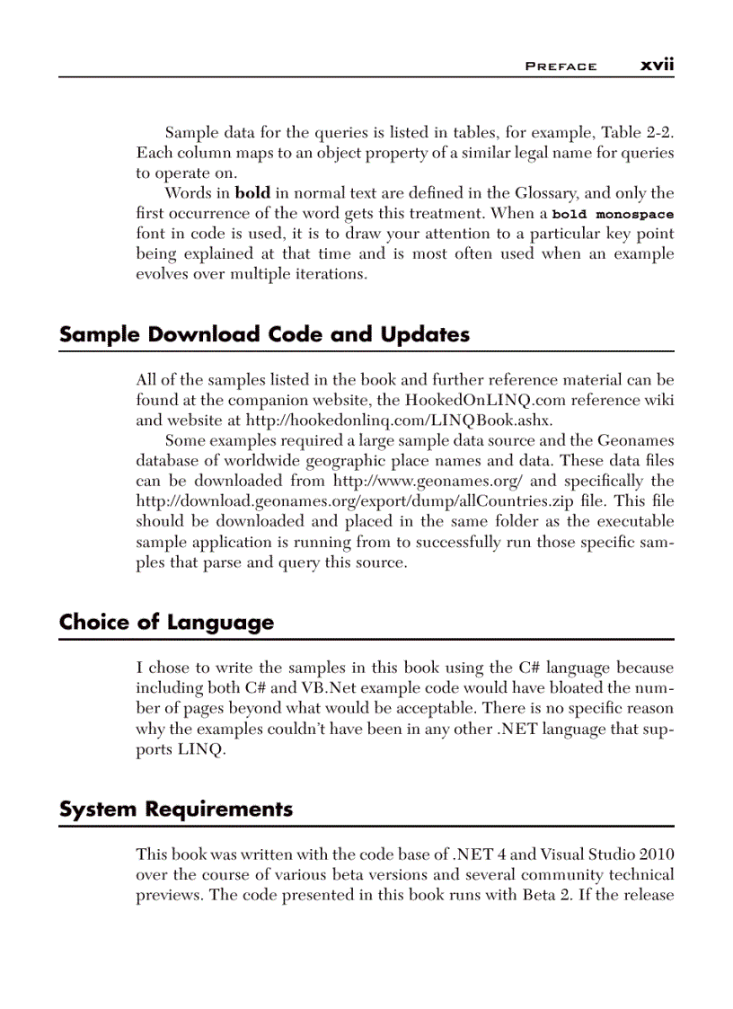 image for page Addison Wesley LINQ to Objects Using CSharp 4 0
