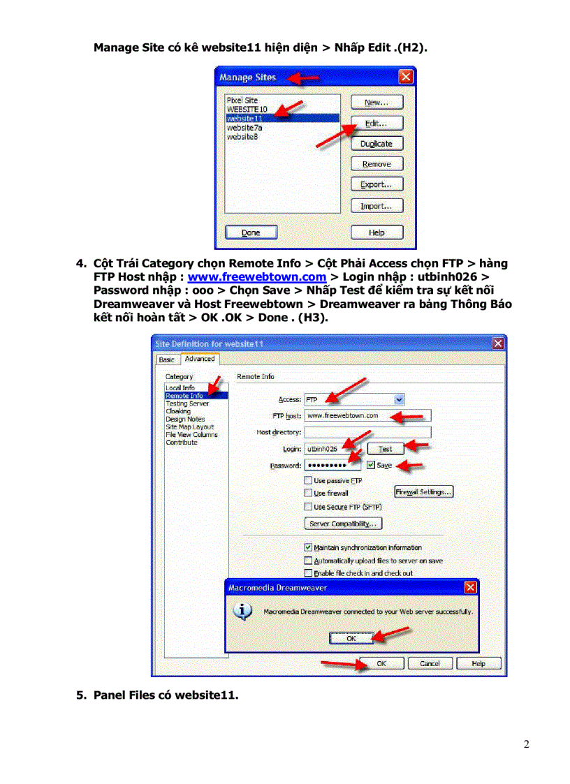 Dreamweaver 8 Hyperlink