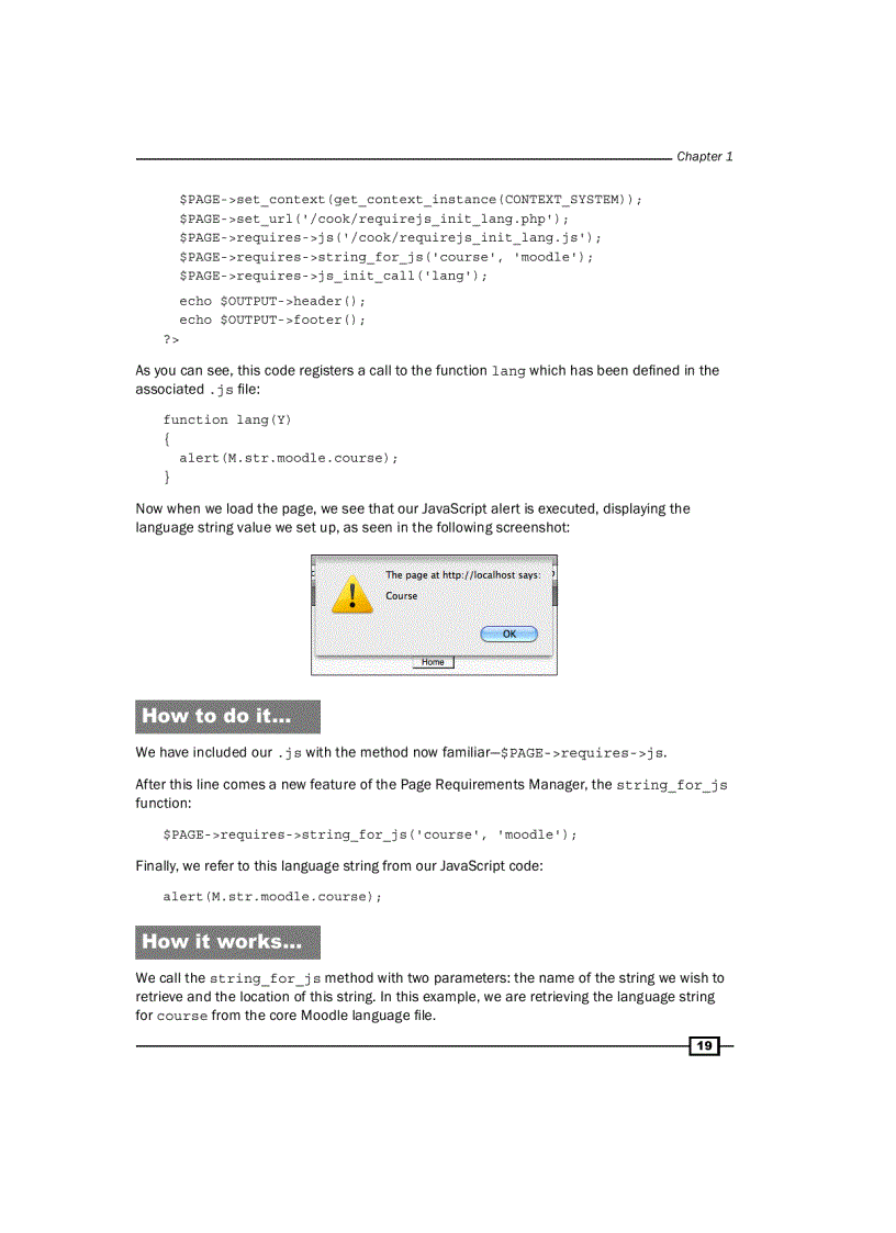image for page Moodle JavaScript Cookbook